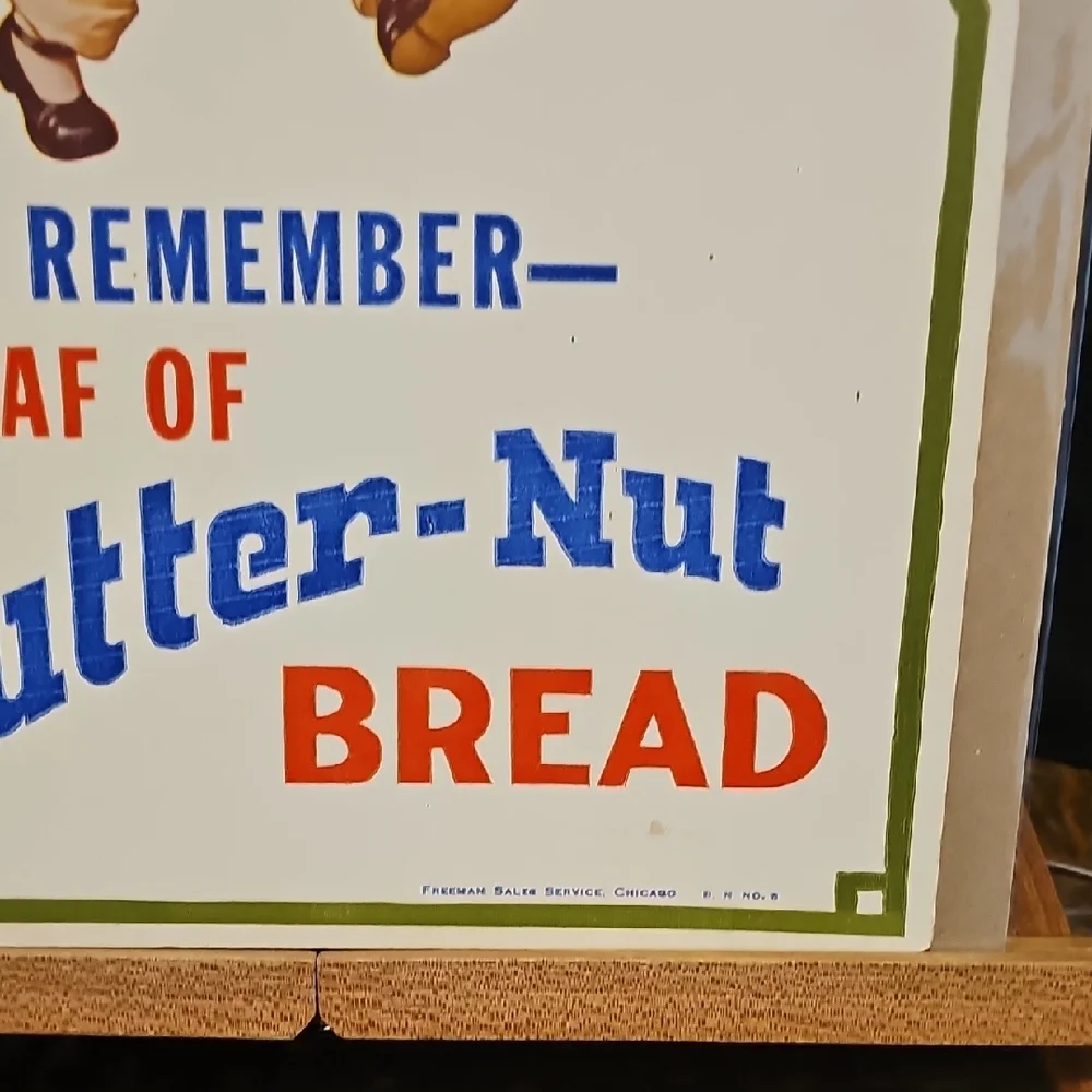 Vintage Butter-Nut Bread Advertisement